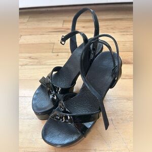 CUSTOM MADE BLACK HEELS